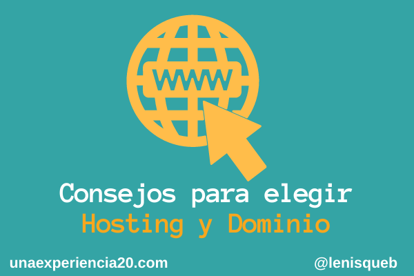 Consejos para elegir hosting y dominio