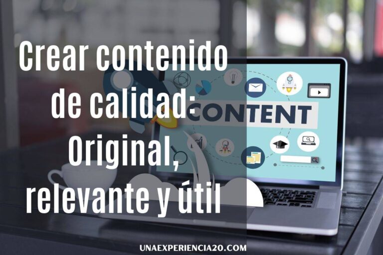 Contenido de calidad