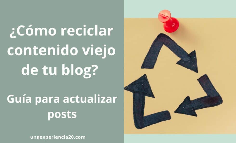 Cómo reciclar contenido viejo de un blo