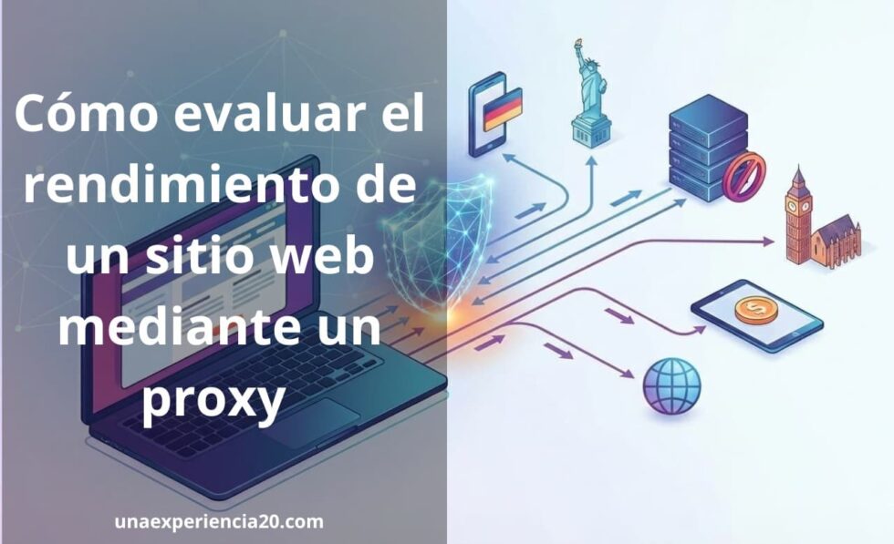 Cómo evaluar el rendimiento de un sitio web mediante un proxy