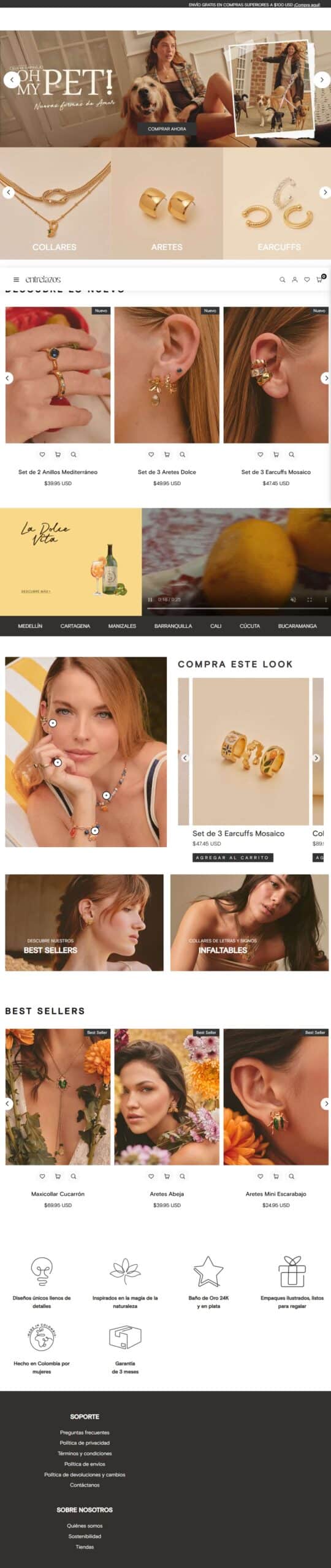 página web entrelazos